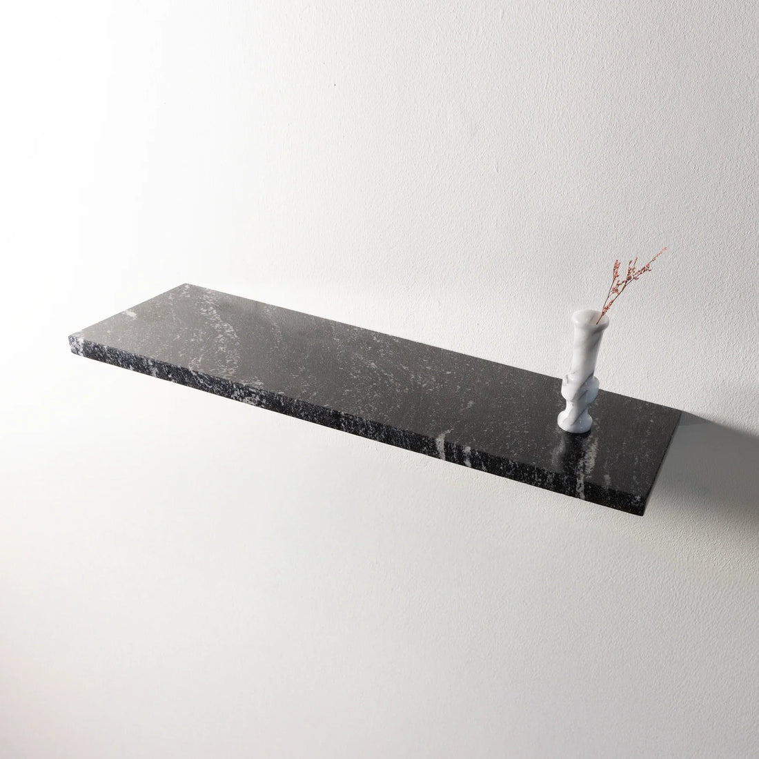 Stone Shelving: Sometimes luxury gets heavy